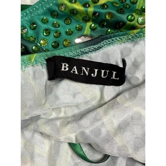 BANJUL GREEN BODY with rhinestones sz US S - Picture 10 of 12
